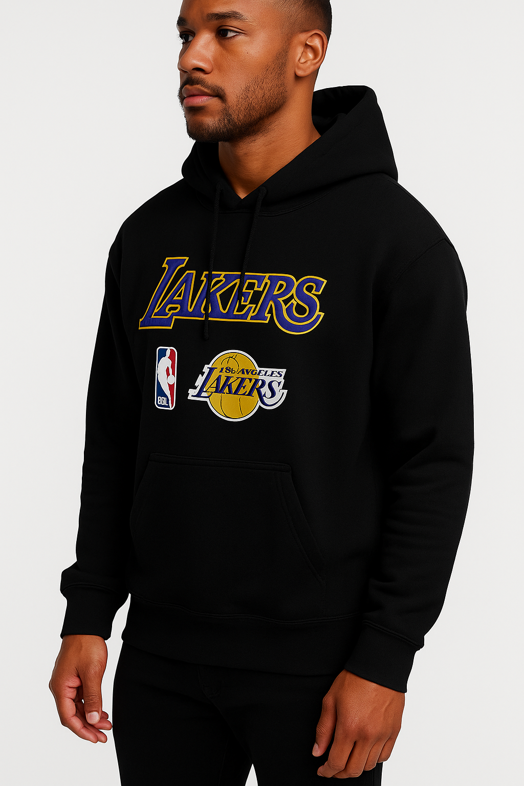 Los Angeles Lakers Blackout Hoodie